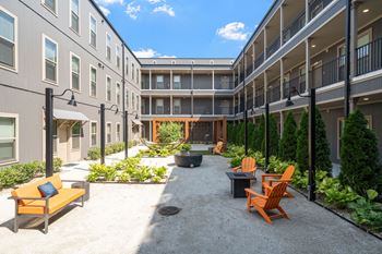 Multiple courtyards
